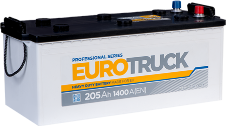 Изображение Аккумулятор EuroTruck 195 (левый плюс) евробанка