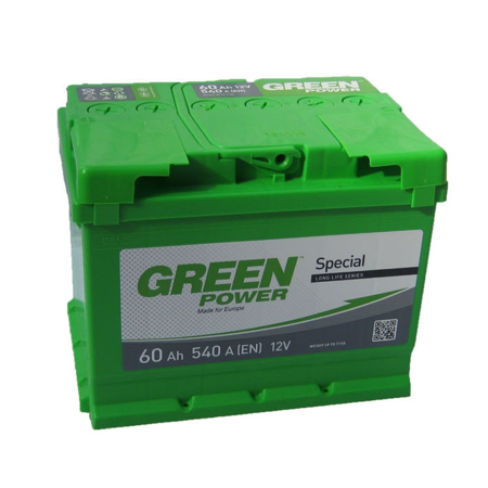 Изображение Аккумулятор Green Power 60 (правый плюс)