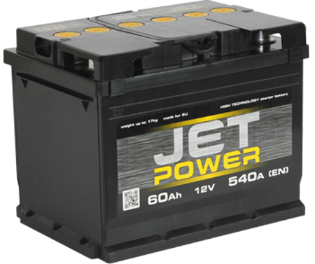 Зображення Аккумулятор Jet Power 6ст60 (левый плюс) 